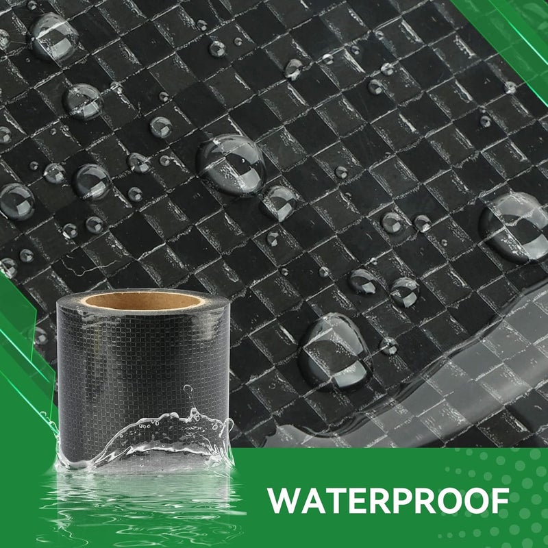 RVINGPRO شريط تحت الجسم RV 4" x50'، مادة تحت الجسم RV، لاصق دائم مقاوم للماء لإصلاح RV، مقطورة السفر، منزل متنقل، رقعة إصلاح تمزق - Image 4